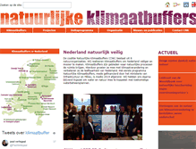 Tablet Screenshot of klimaatbuffers.nl